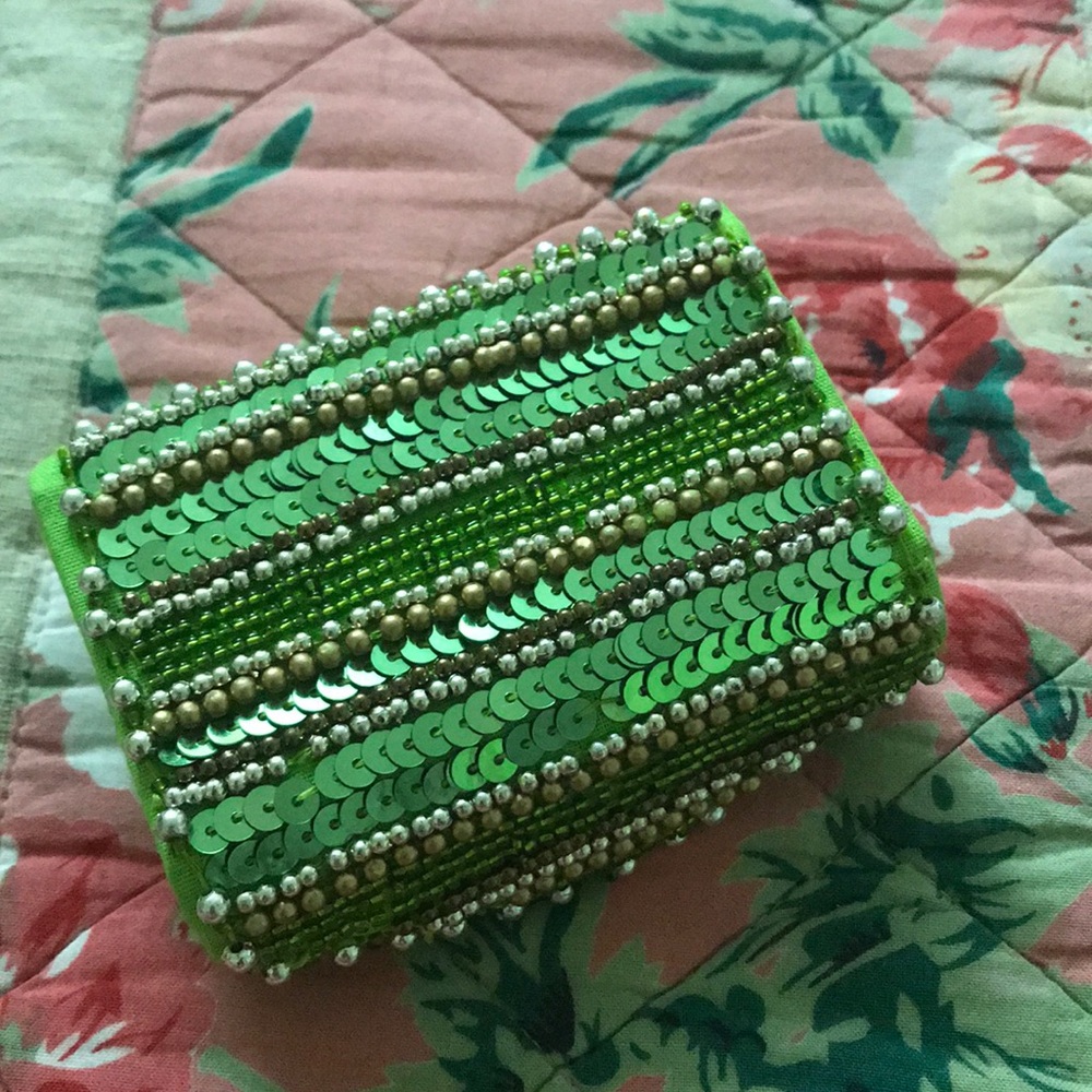 Nwot embellished  small accessory holder box